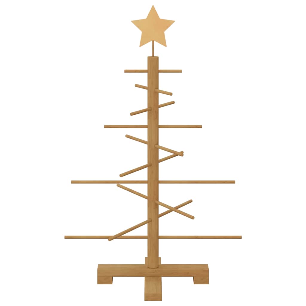 Arbre de Noël en bois avec support Marron 75 cm Bambou - XIOS