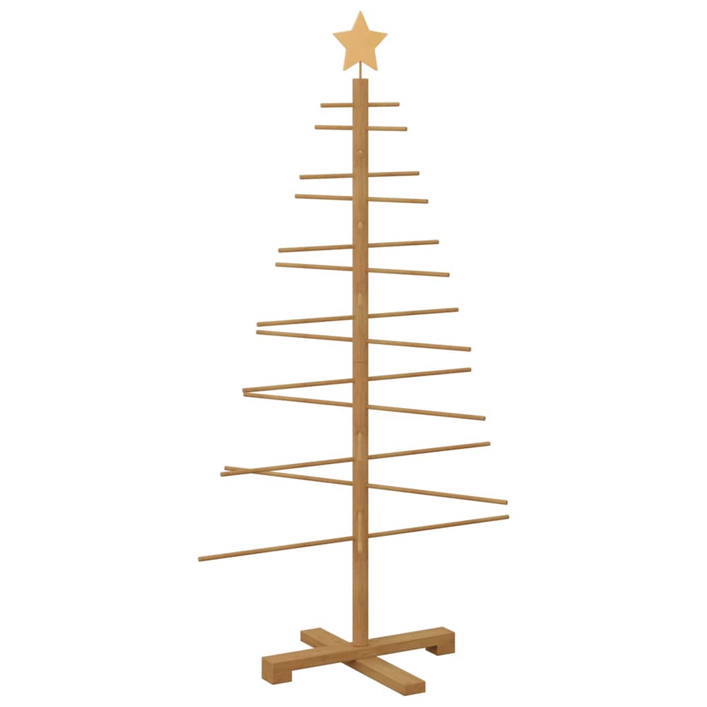 Arbre de Noël en bois avec support Marron 125 cm Bambou - XIOS