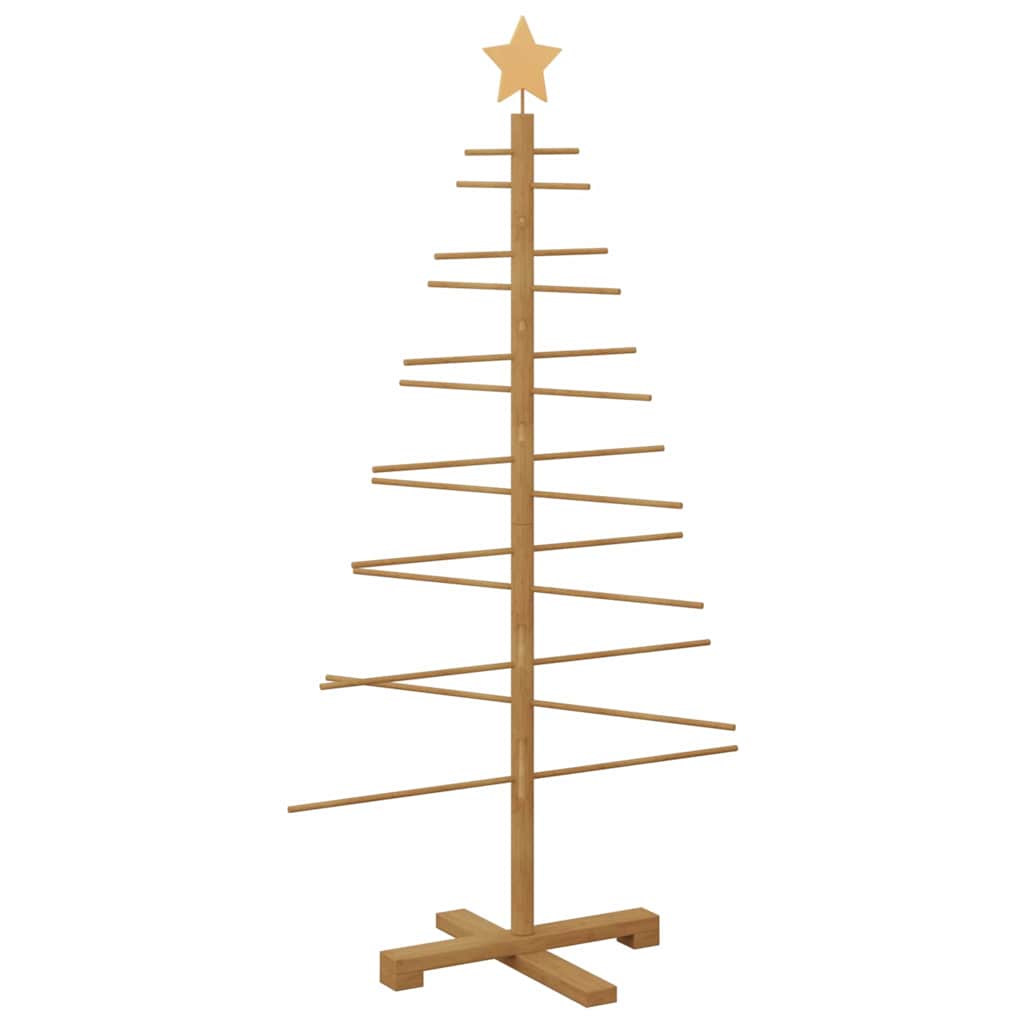 Arbre de Noël en bois avec support Marron 125 cm Bambou - XIOS