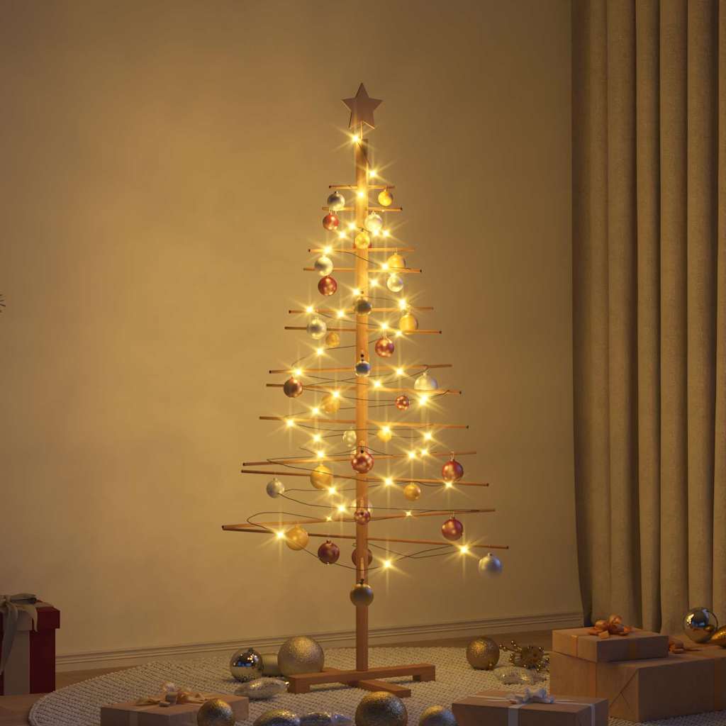 Arbre de Noël en bois avec support Marron 150 cm Bambou - XIOS