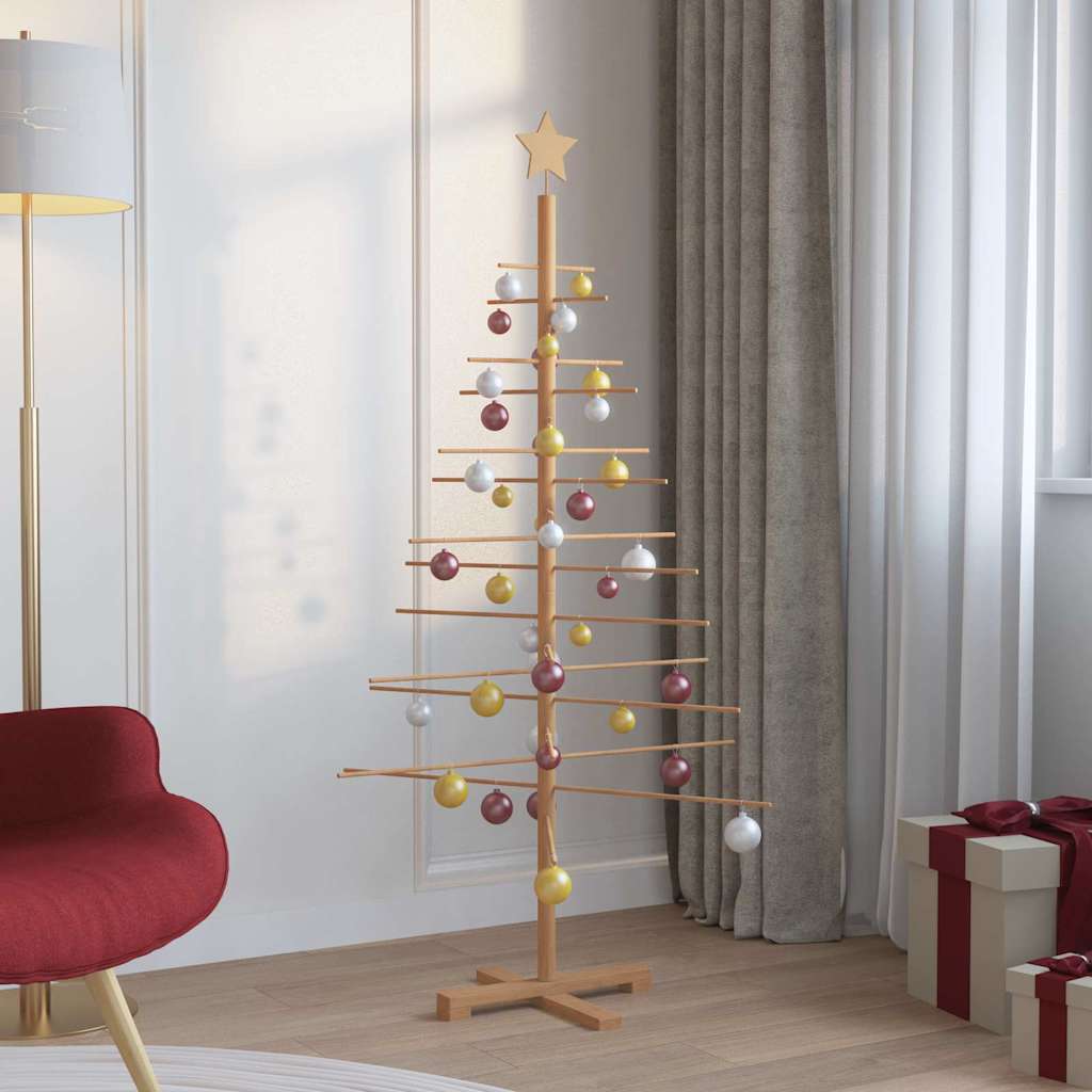 Arbre de Noël en bois avec support Marron 150 cm Bambou - XIOS
