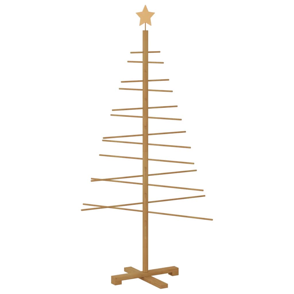 Arbre de Noël en bois avec support Marron 150 cm Bambou - XIOS