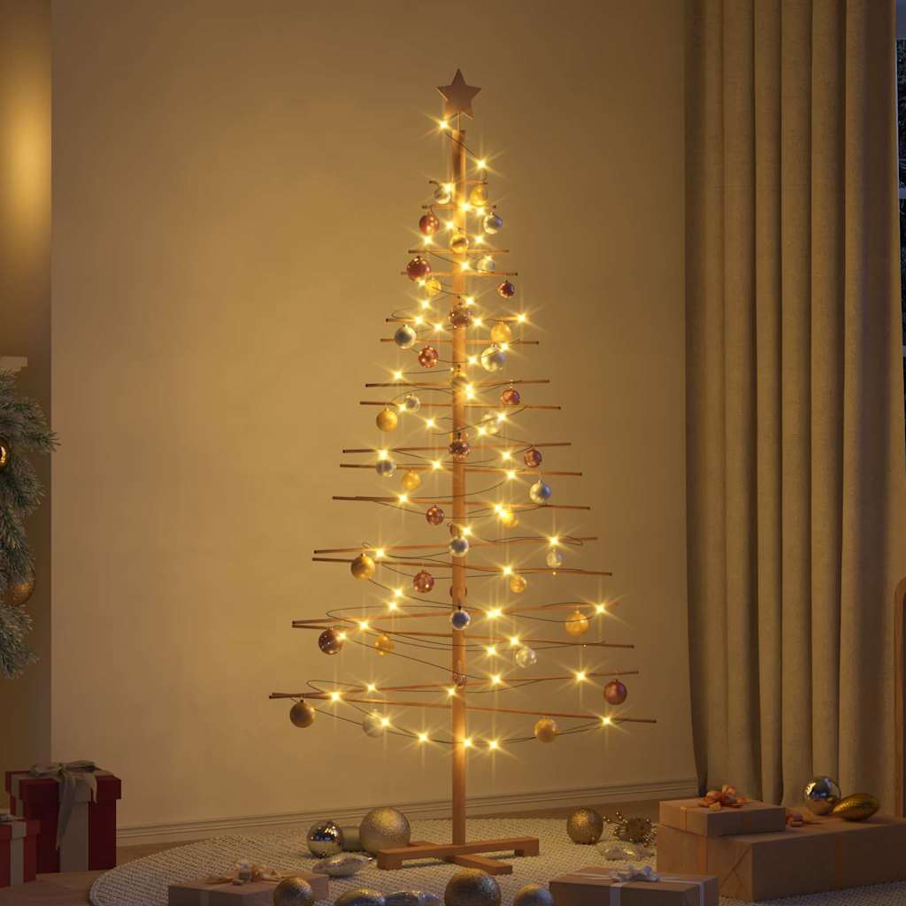 Arbre de Noël en bois avec support Marron 180 cm Bambou - XIOS