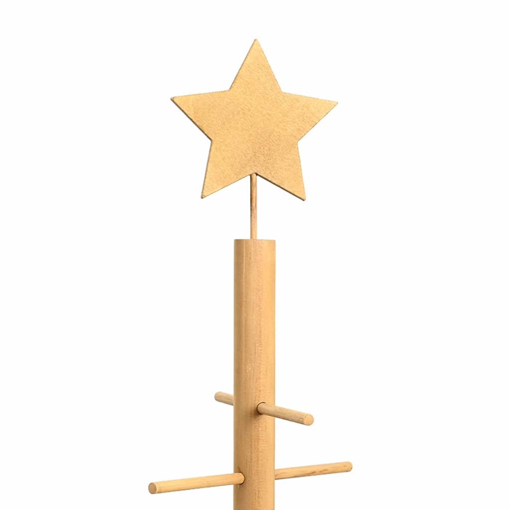 Arbre de Noël en bois avec support Marron 210 cm Bambou - XIOS