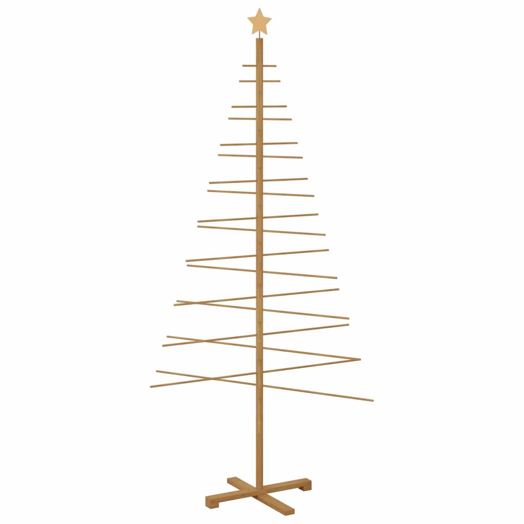Arbre de Noël en bois avec support Marron 210 cm Bambou - XIOS