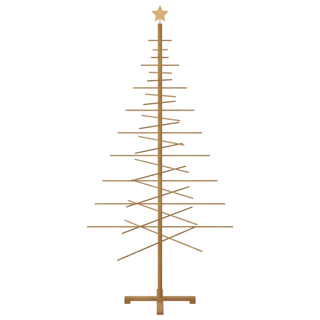 Arbre de Noël en bois avec support Marron 210 cm Bambou - XIOS