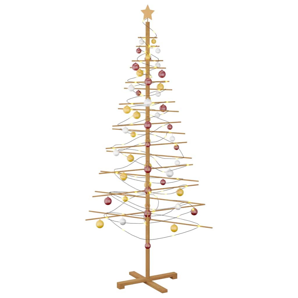 Arbre de Noël en bois avec support Marron 210 cm Bambou - XIOS