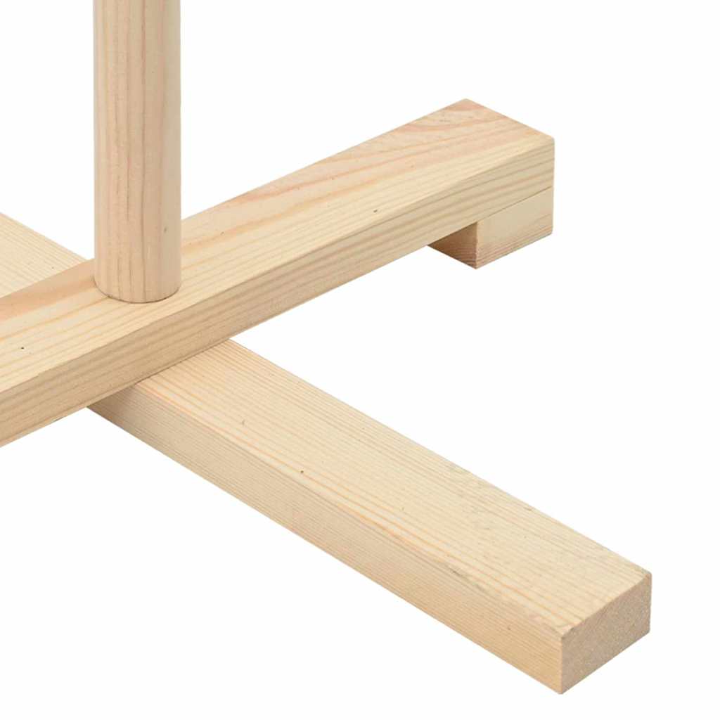 Arbre de Noël en bois Naturel 125 cm Bois massif en pin - XIOS