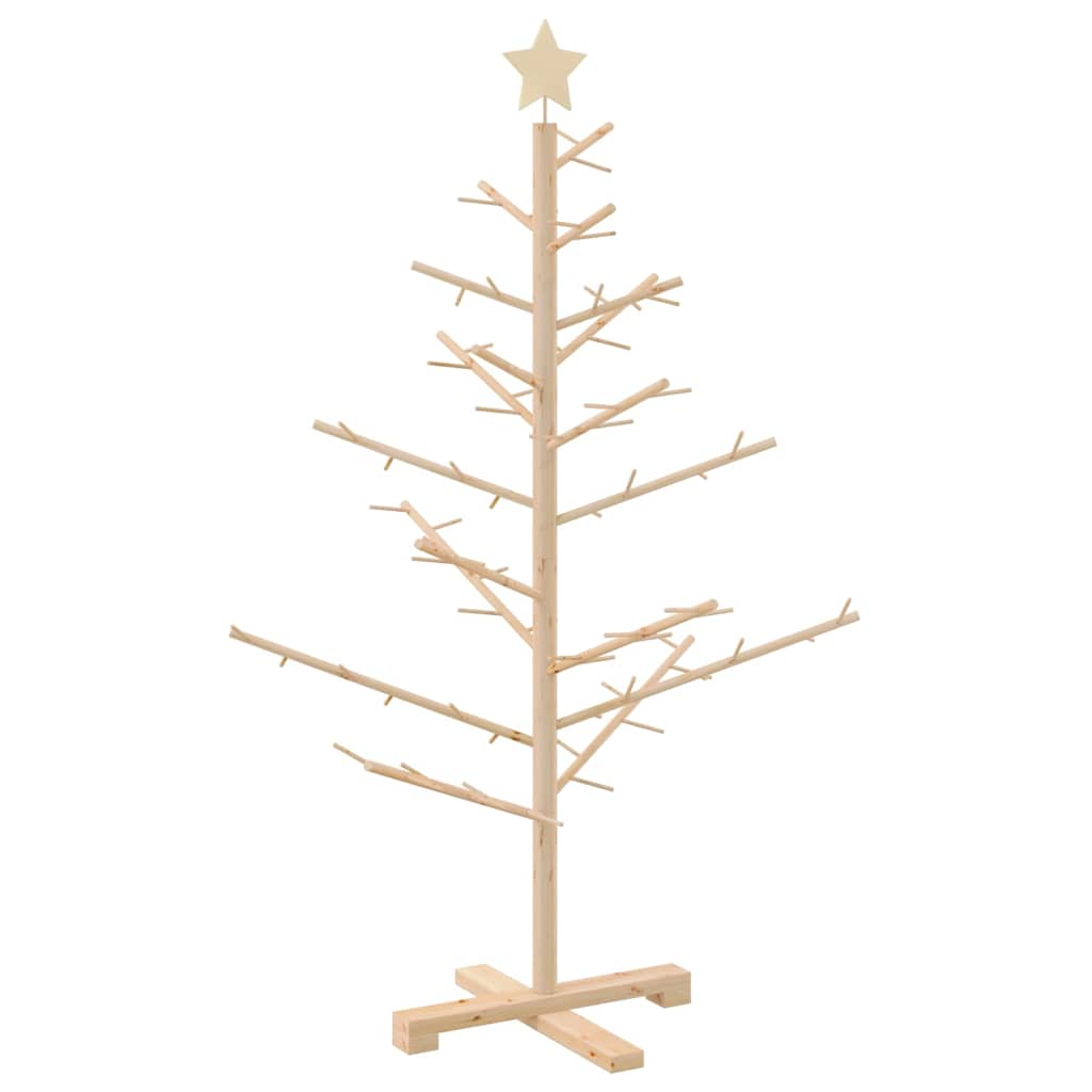 Arbre de Noël en bois Naturel 125 cm Bois massif en pin - XIOS