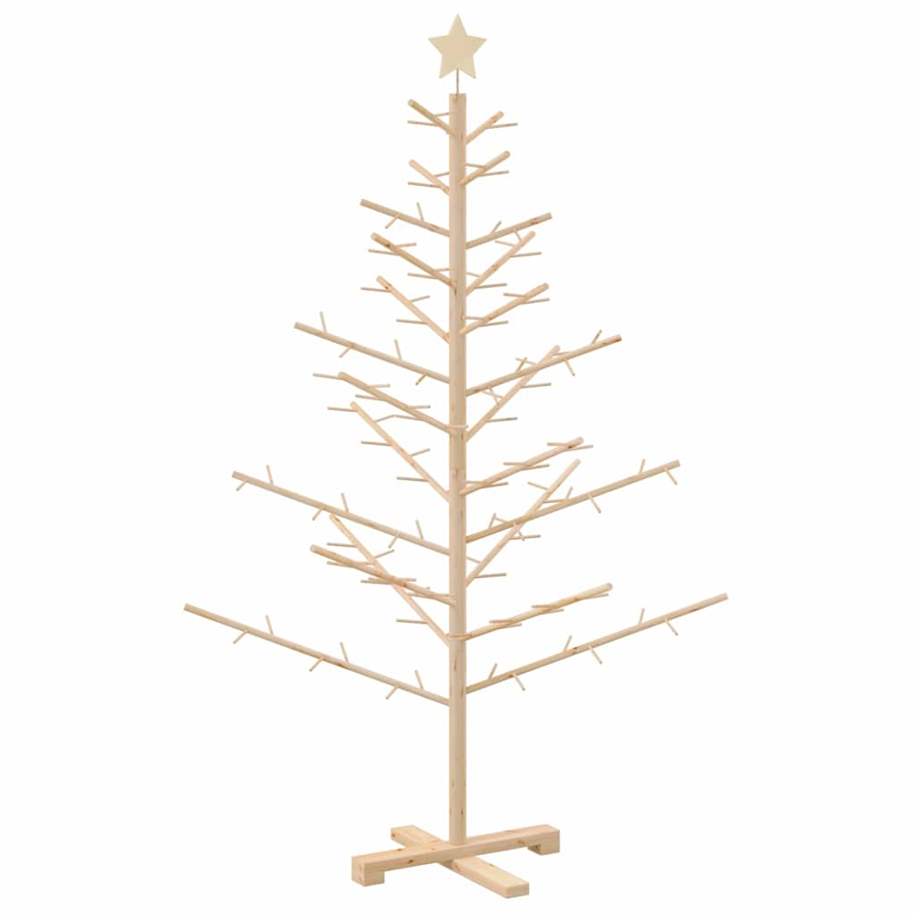 Arbre de Noël en bois Naturel 150 cm Bois massif en pin - XIOS