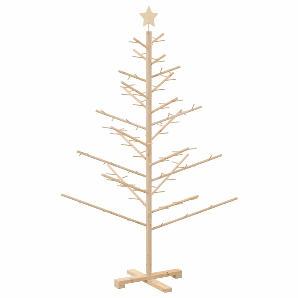 Arbre de Noël en bois Naturel 150 cm Bois massif en pin - XIOS