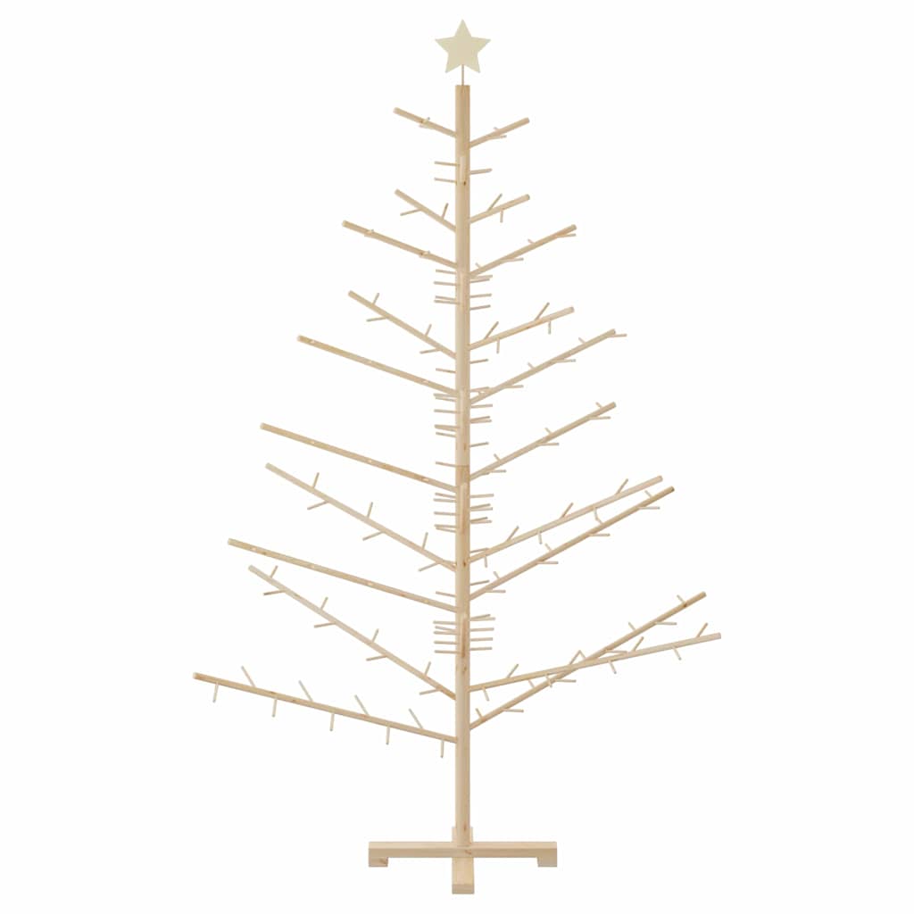 Arbre de Noël en bois Naturel 180 cm Bois massif en pin - XIOS