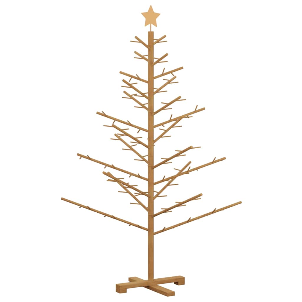 Arbre de Noël en bois Marron 150 cm Bois massif en pin - XIOS