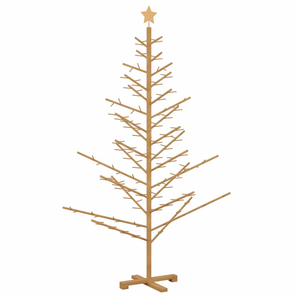 Arbre de Noël en bois Marron 180 cm Bois massif en pin - XIOS