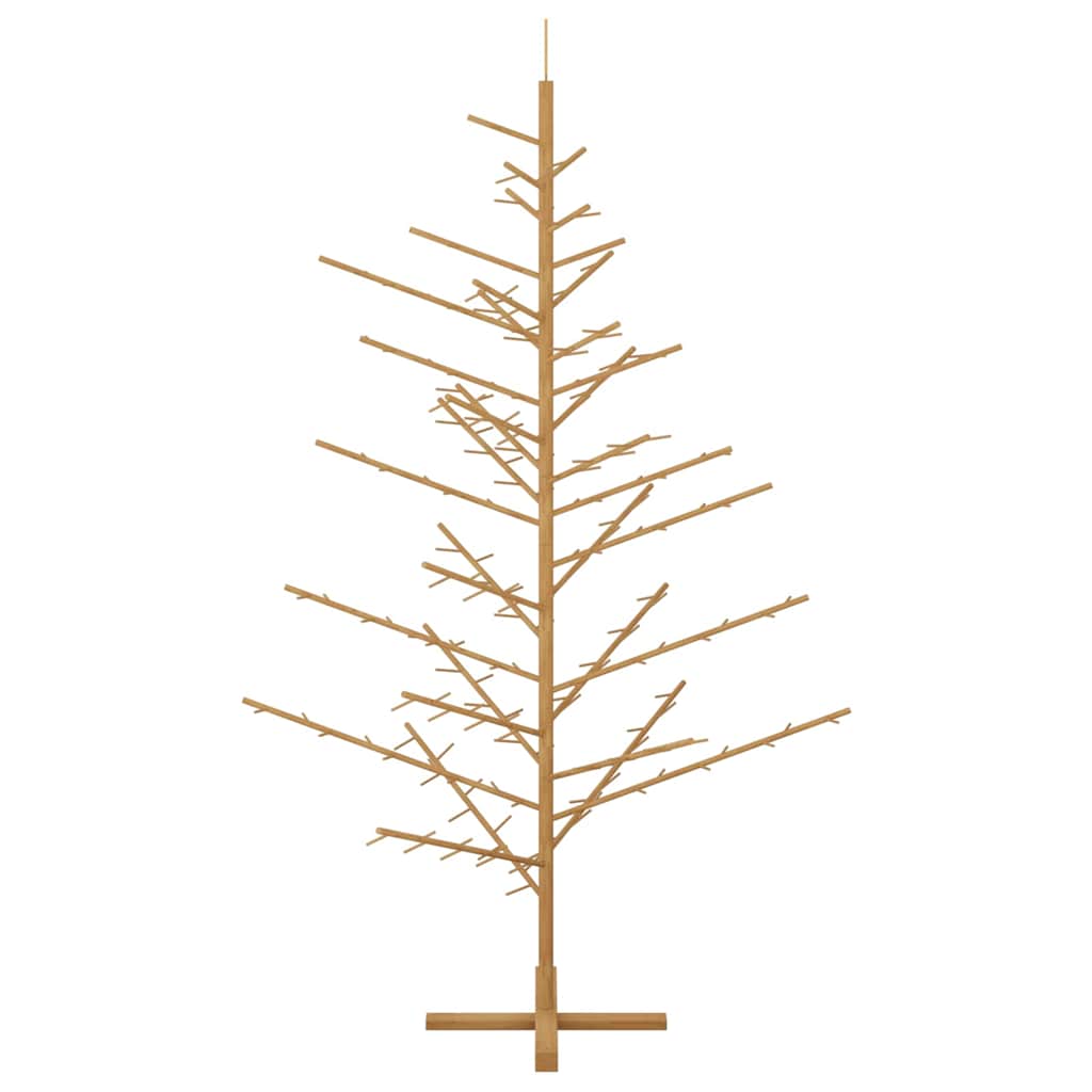 Arbre de Noël en bois Marron 210 cm Bois massif en pin - XIOS
