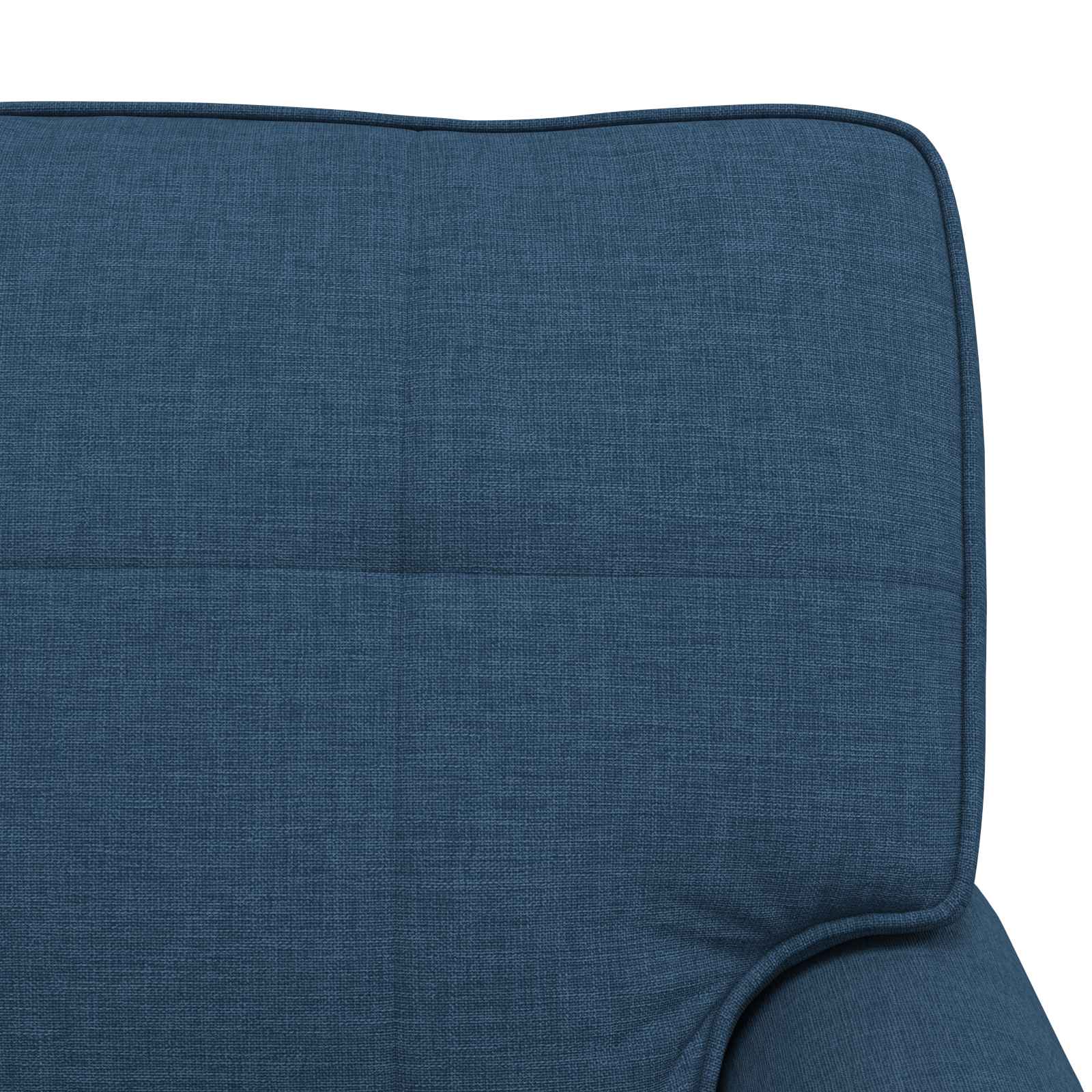 Chaise longue avec coussin Bleu 91 x 157 x 91 cm tissu - XIOS