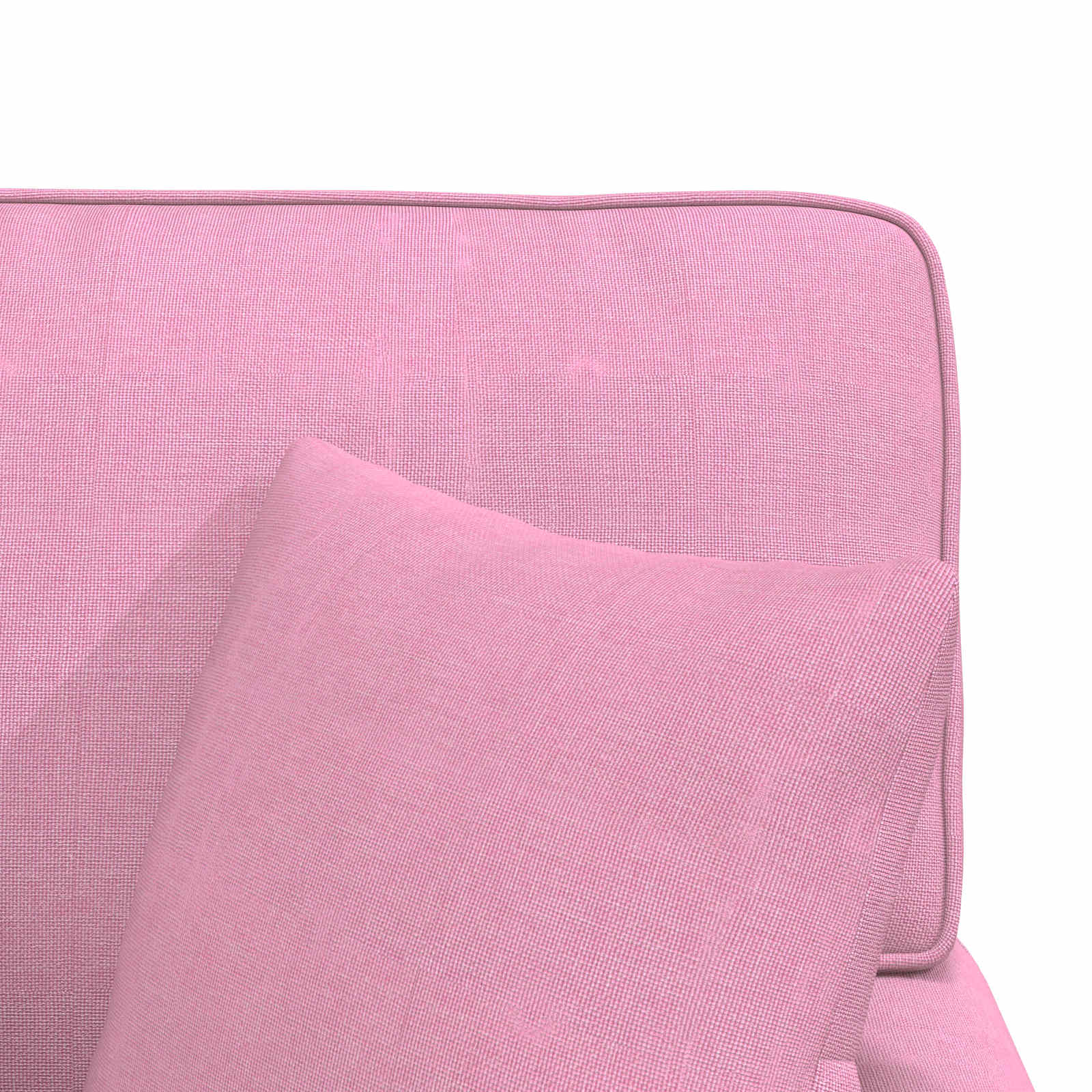 Chaise lounge avec jupe avec coussin 3 pcs Rose tissu - XIOS