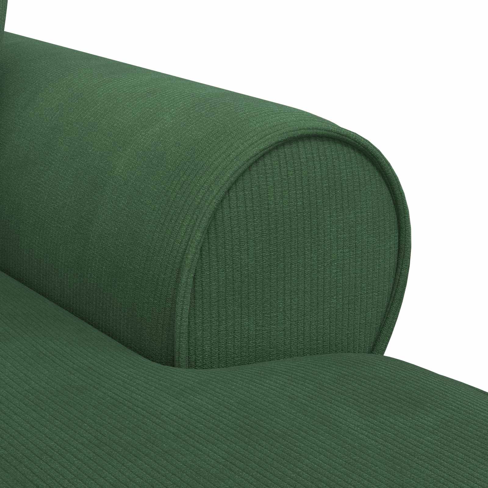 Chaise lounge avec jupe avec coussin 3 pcs Vert Jungle - XIOS