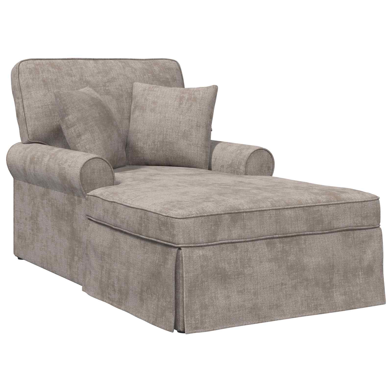 Chaise lounge avec jupe Sable 157 x 91 x 91 cm ARES - XIOS