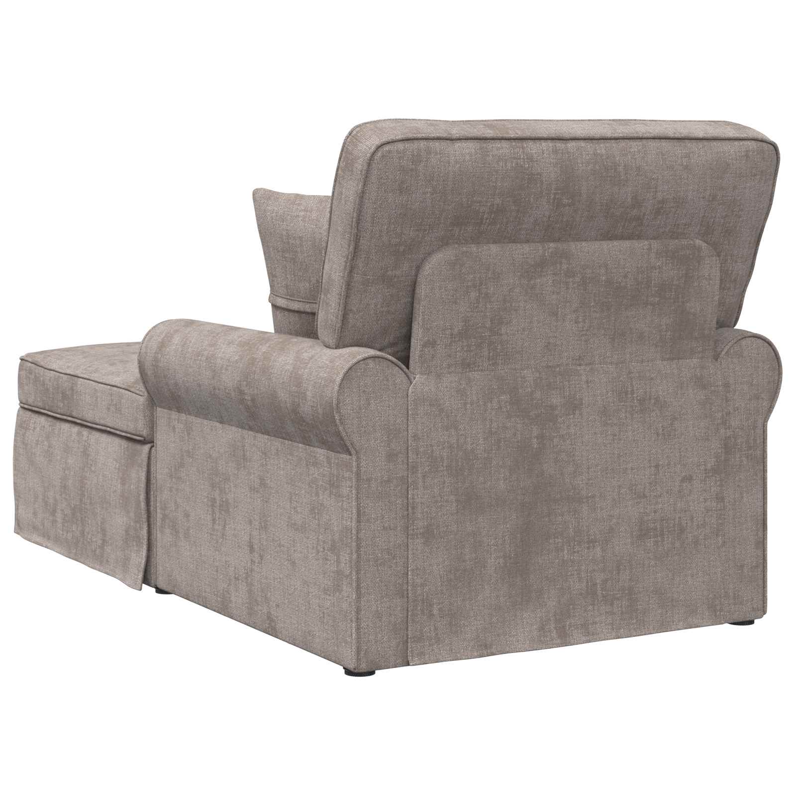 Chaise lounge avec jupe Sable 157 x 91 x 91 cm ARES - XIOS