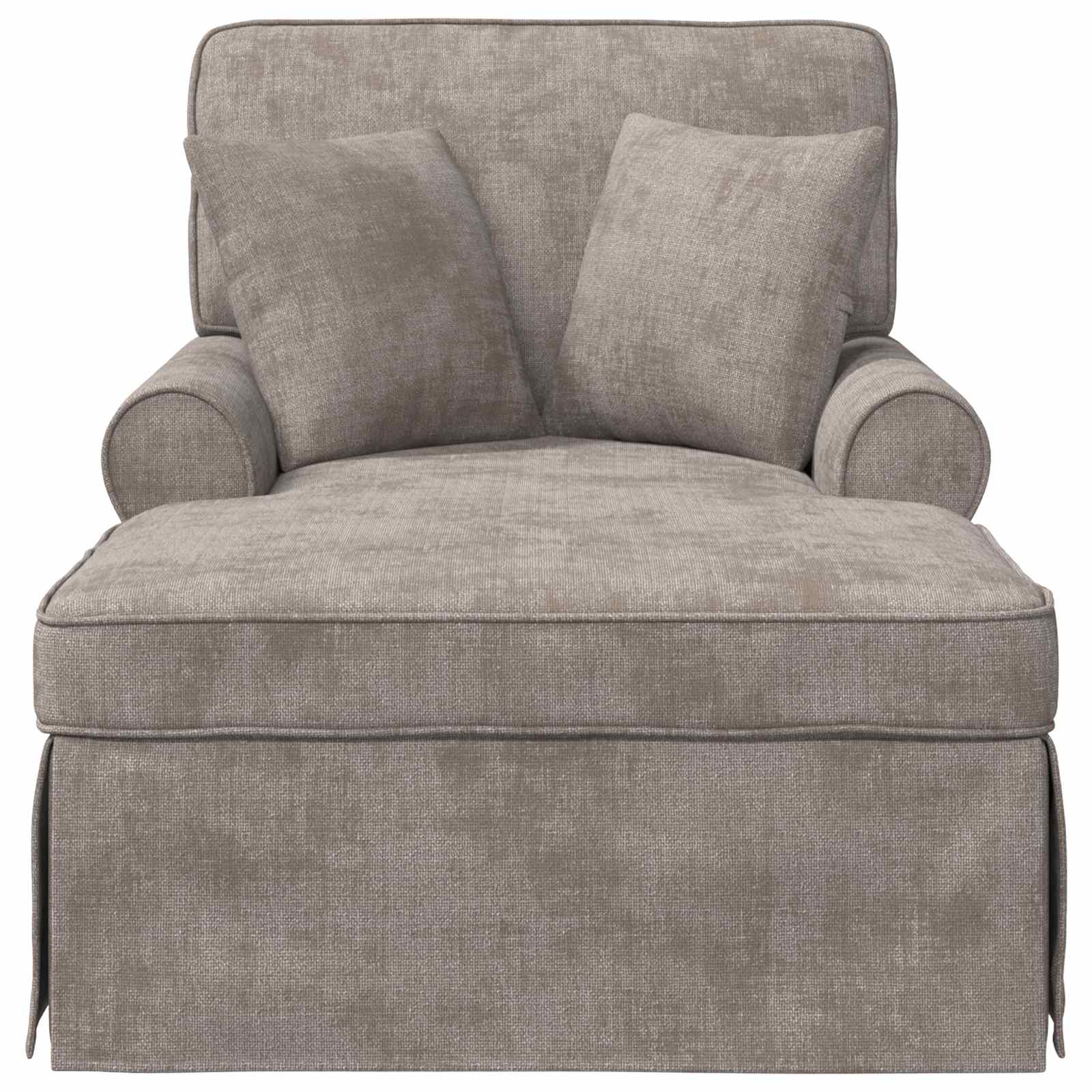 Chaise lounge avec jupe Sable 157 x 91 x 91 cm ARES - XIOS