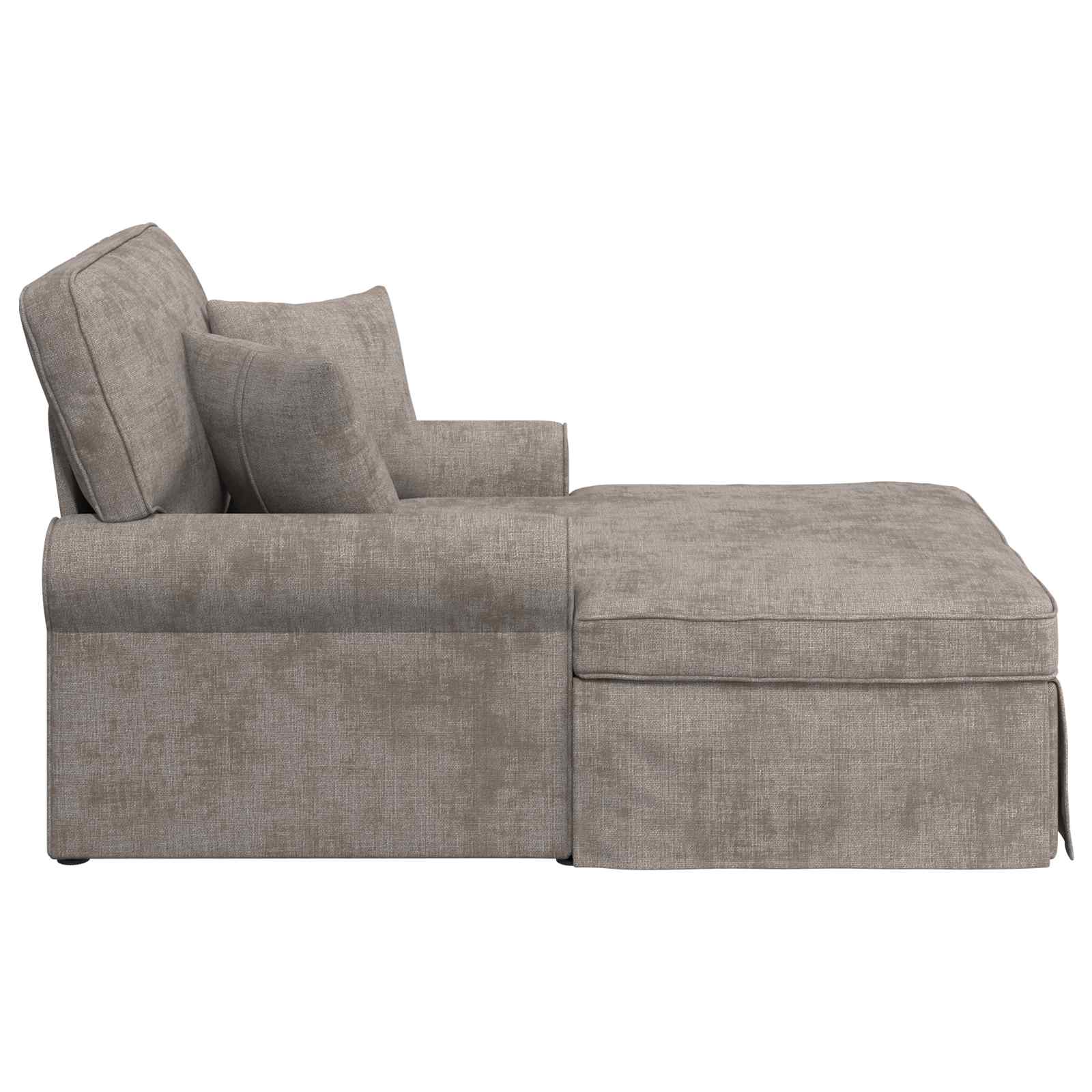 Chaise lounge avec jupe Sable 157 x 91 x 91 cm ARES - XIOS