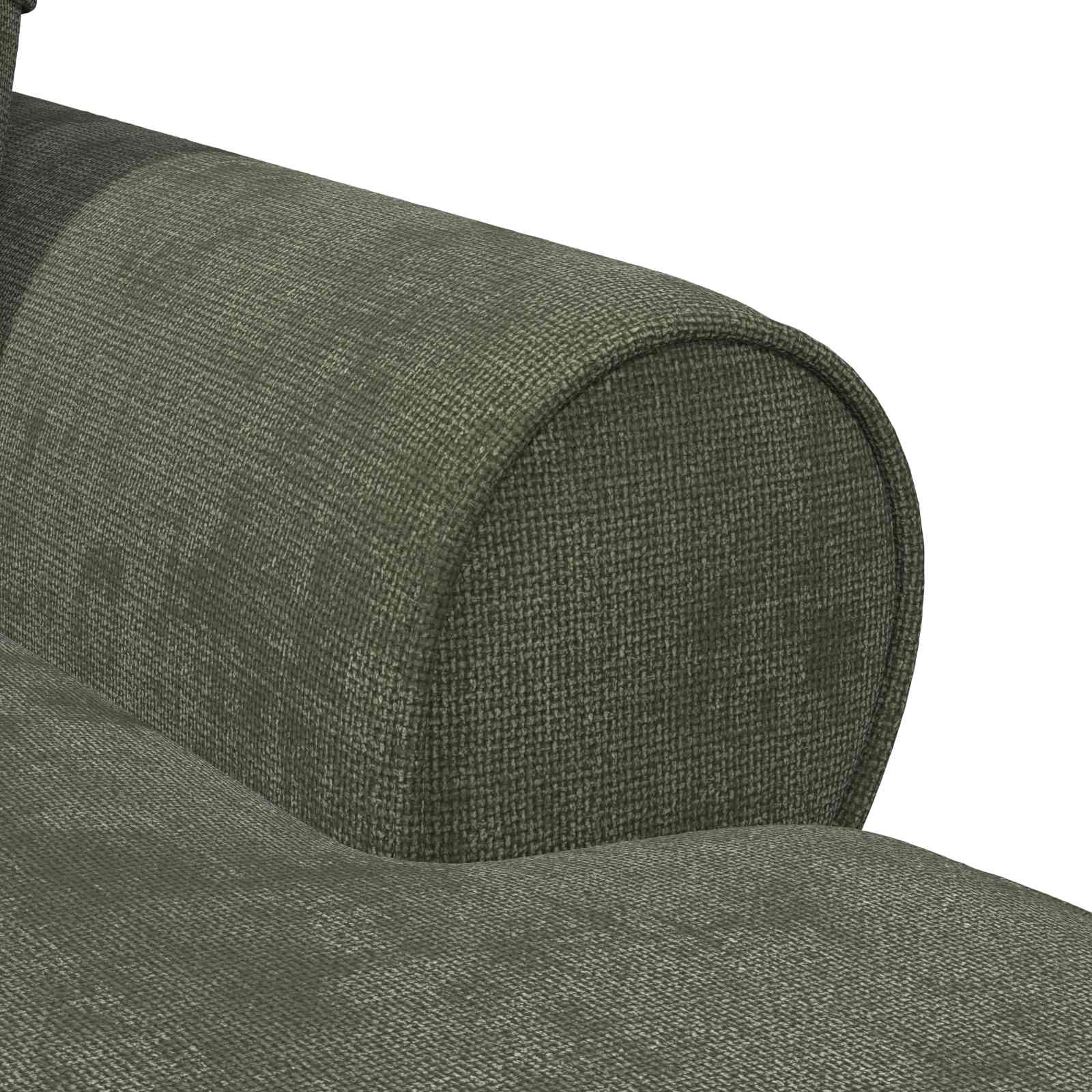 Chaise lounge avec jupe avec coussin Vert 157 x 91 x 91 cm ARES - XIOS