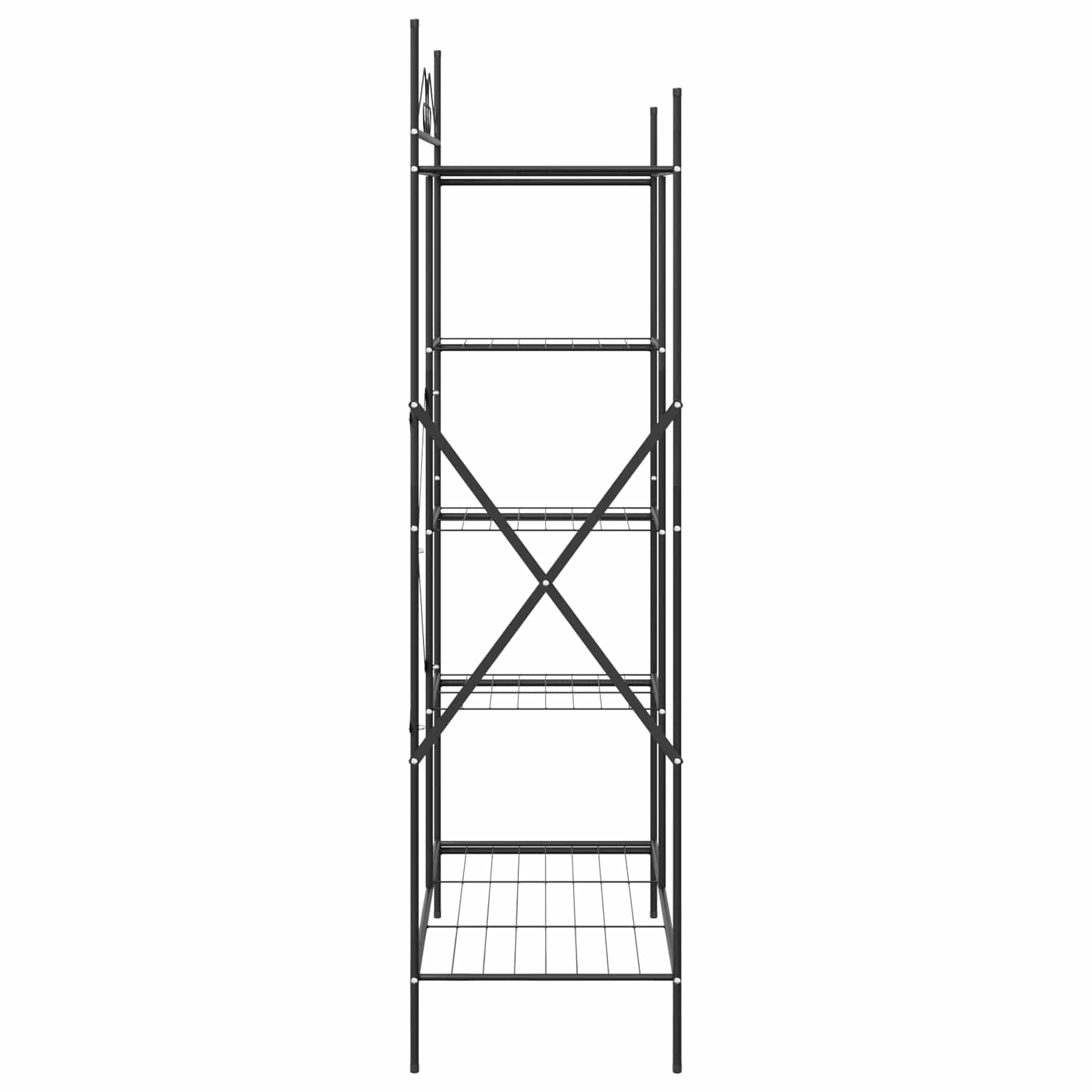 Armoire Ouverte avec étagère Noir 104,5 x 45 x 172 cm Acier - XIOS