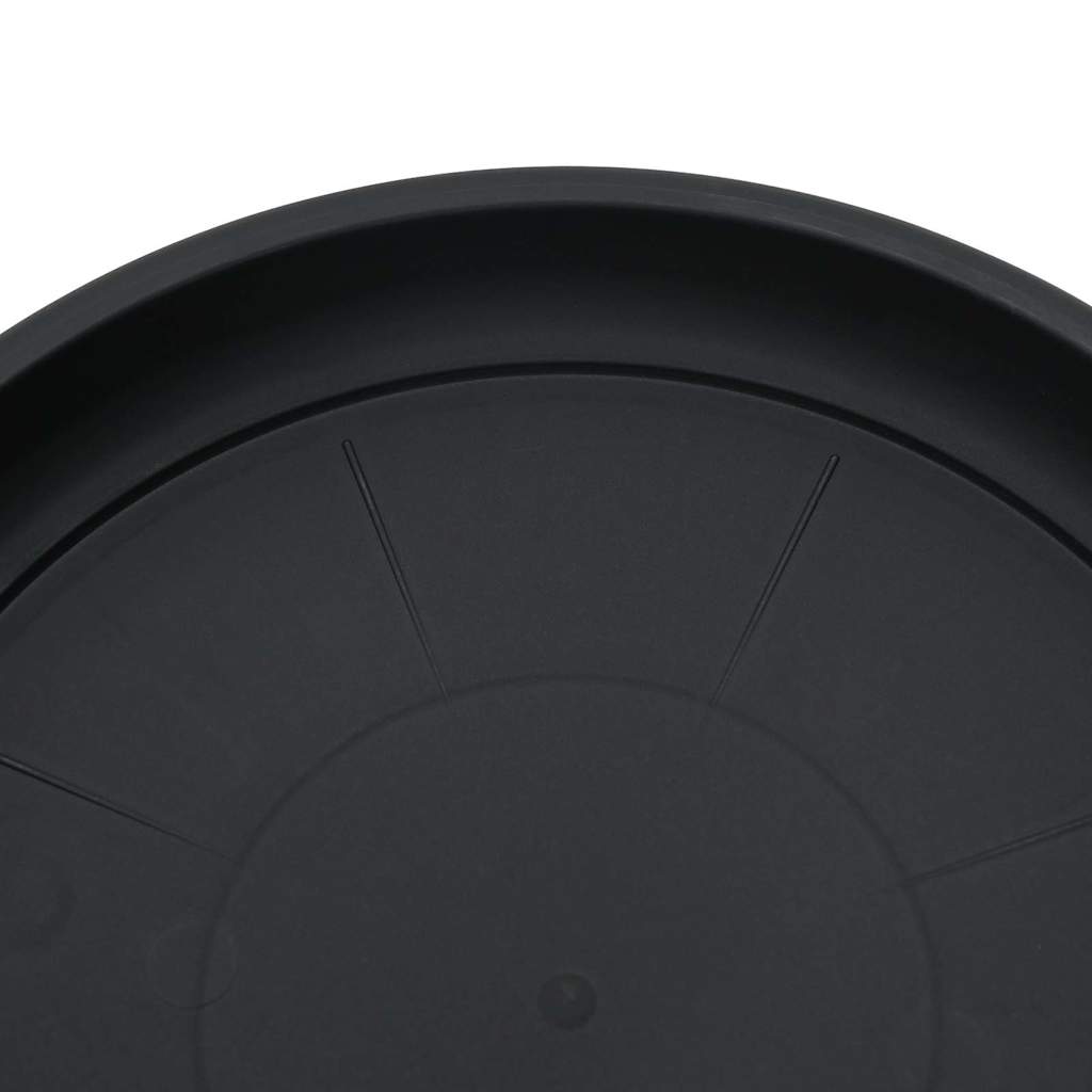 Pots de plantes 6 pcs Noir Ø 19 x 16 cm Plastique - XIOS