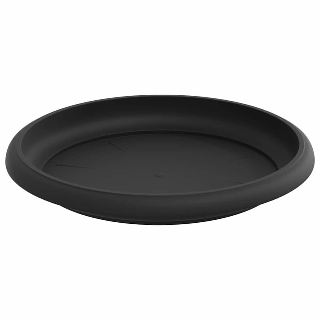 Pots de plantes 6 pcs Noir Ø 19 x 16 cm Plastique - XIOS