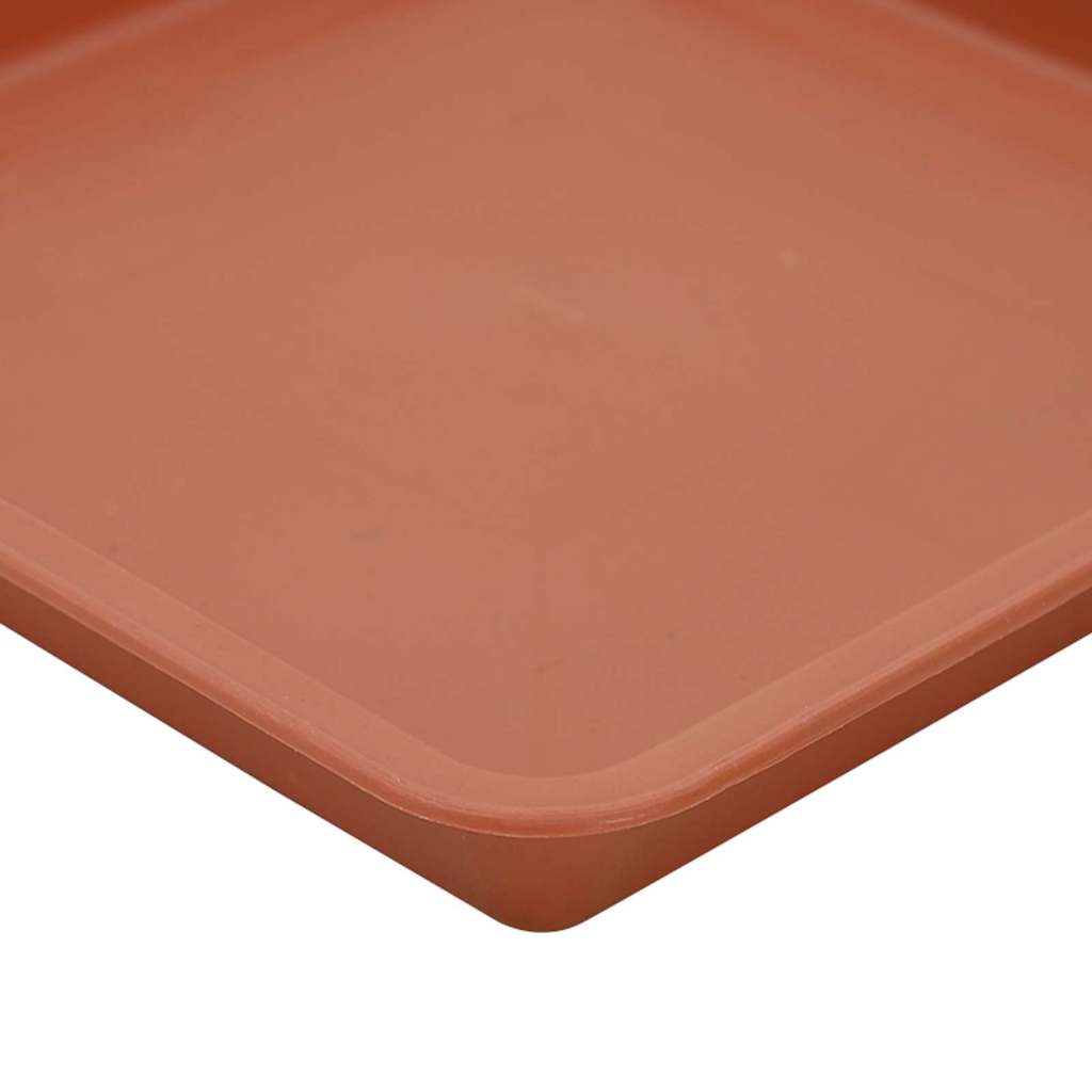 Pots de plantes 6 pcs Rouge brique 28,5 x 28,5 x 22 cm - XIOS