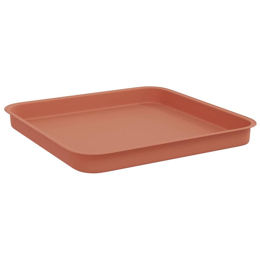 Pots de plantes 6 pcs Rouge brique 28,5 x 28,5 x 22 cm - XIOS