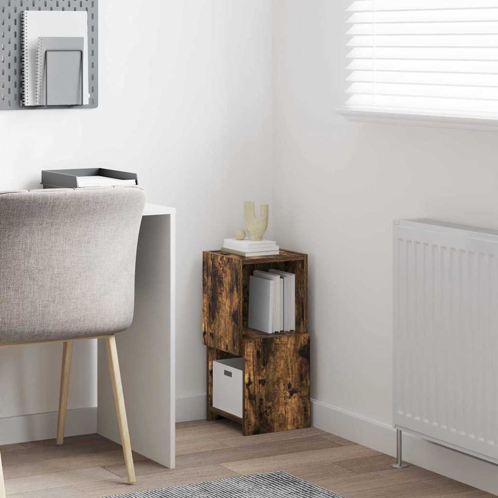 Meuble d'angle Blanc 25,5x25x55cm Bois d'ingénierie - XIOS