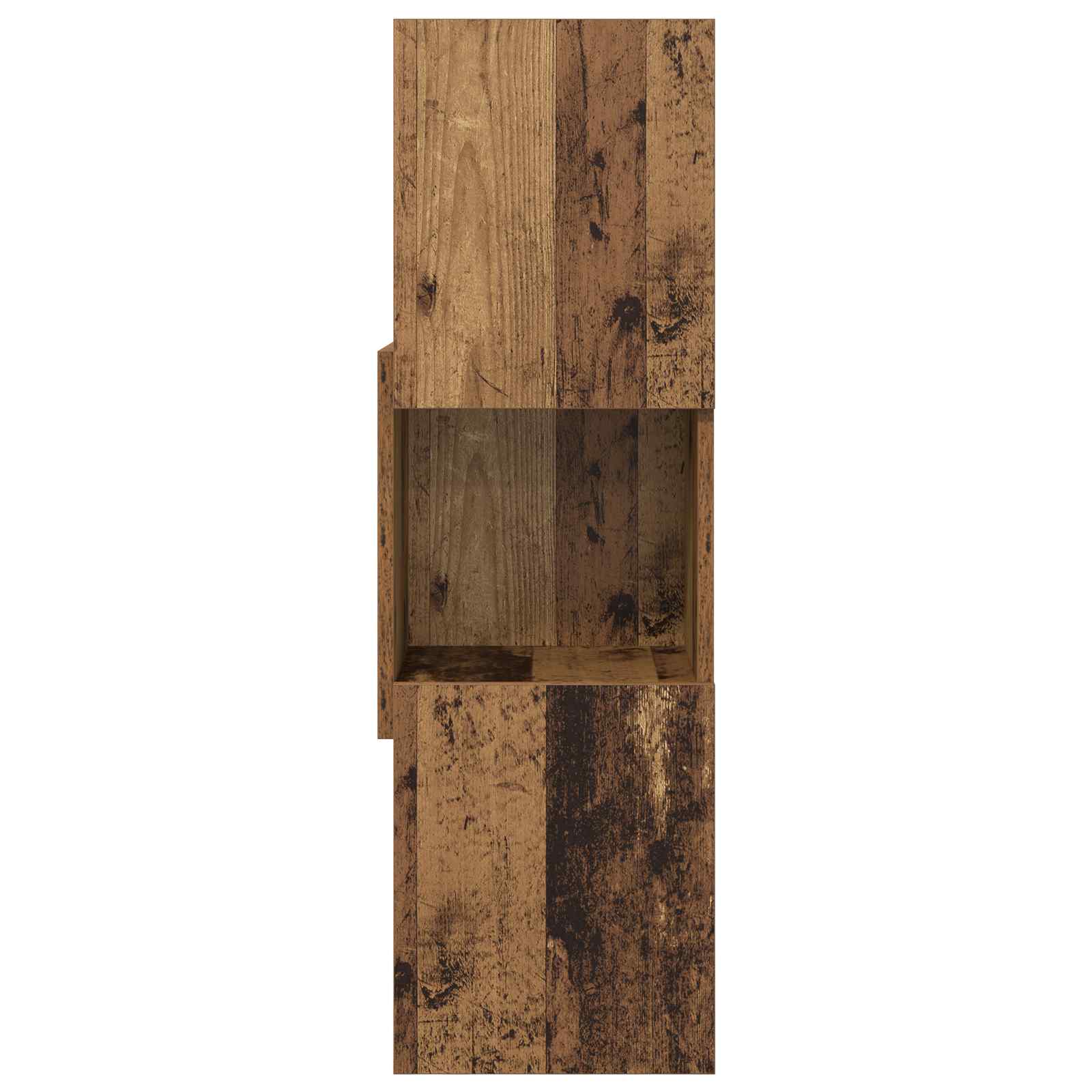 Meuble d'angle 30,5x30x95cm Bois d'ingénierie Bois ancien - XIOS