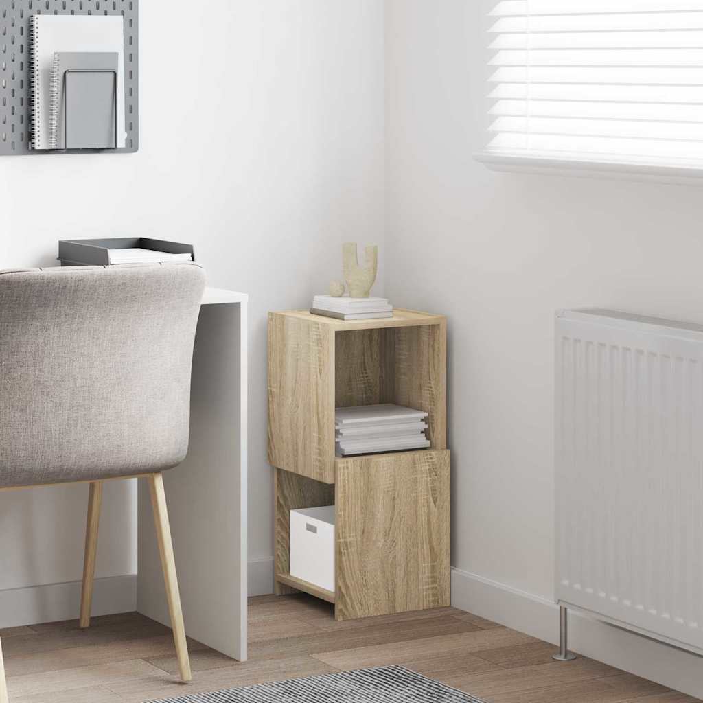 Meuble d'angle Blanc 30,5x30x65cm Bois d'ingénierie - XIOS