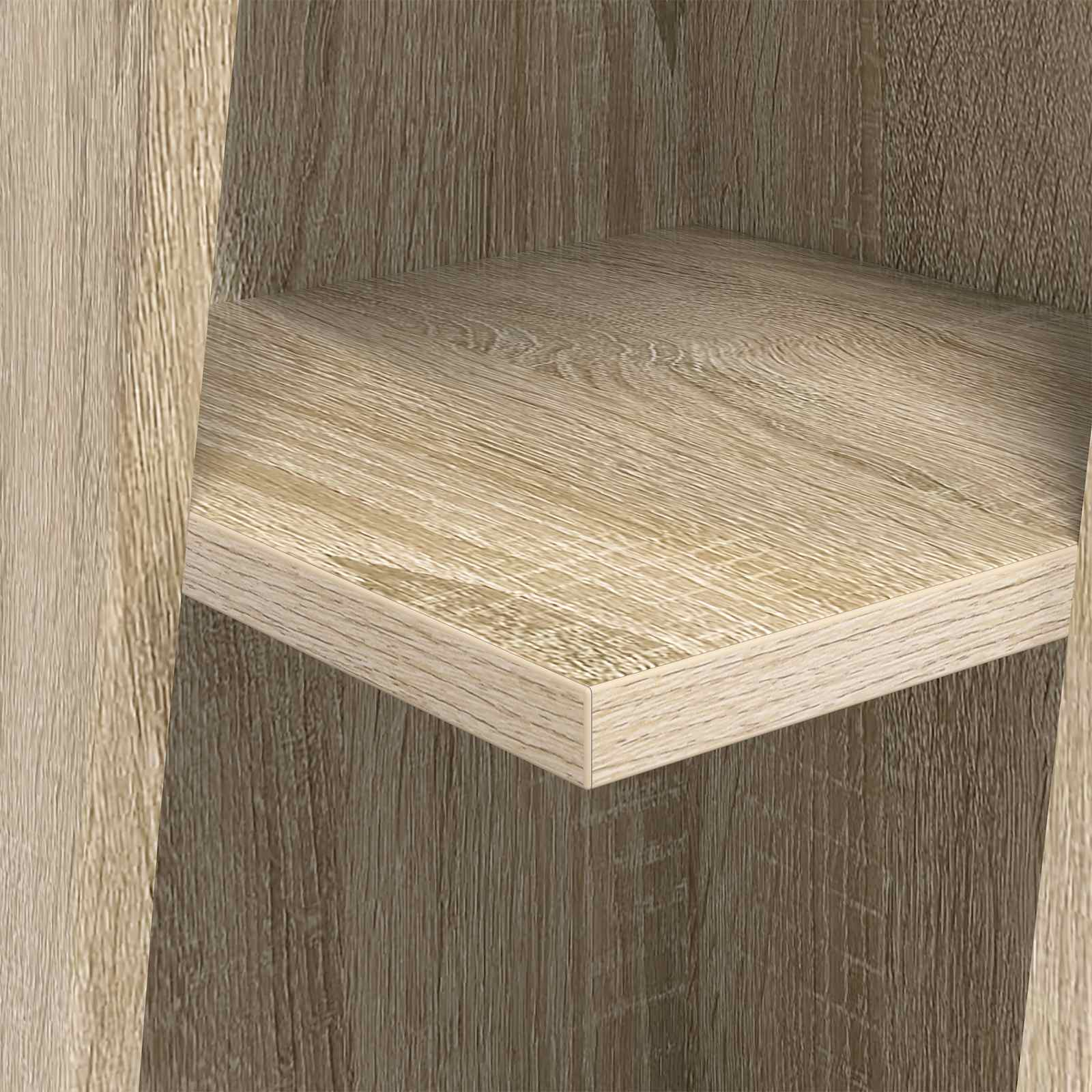 Meuble d'angle Chêne Sonoma 27,5x27x102cm Bois d'ingénierie