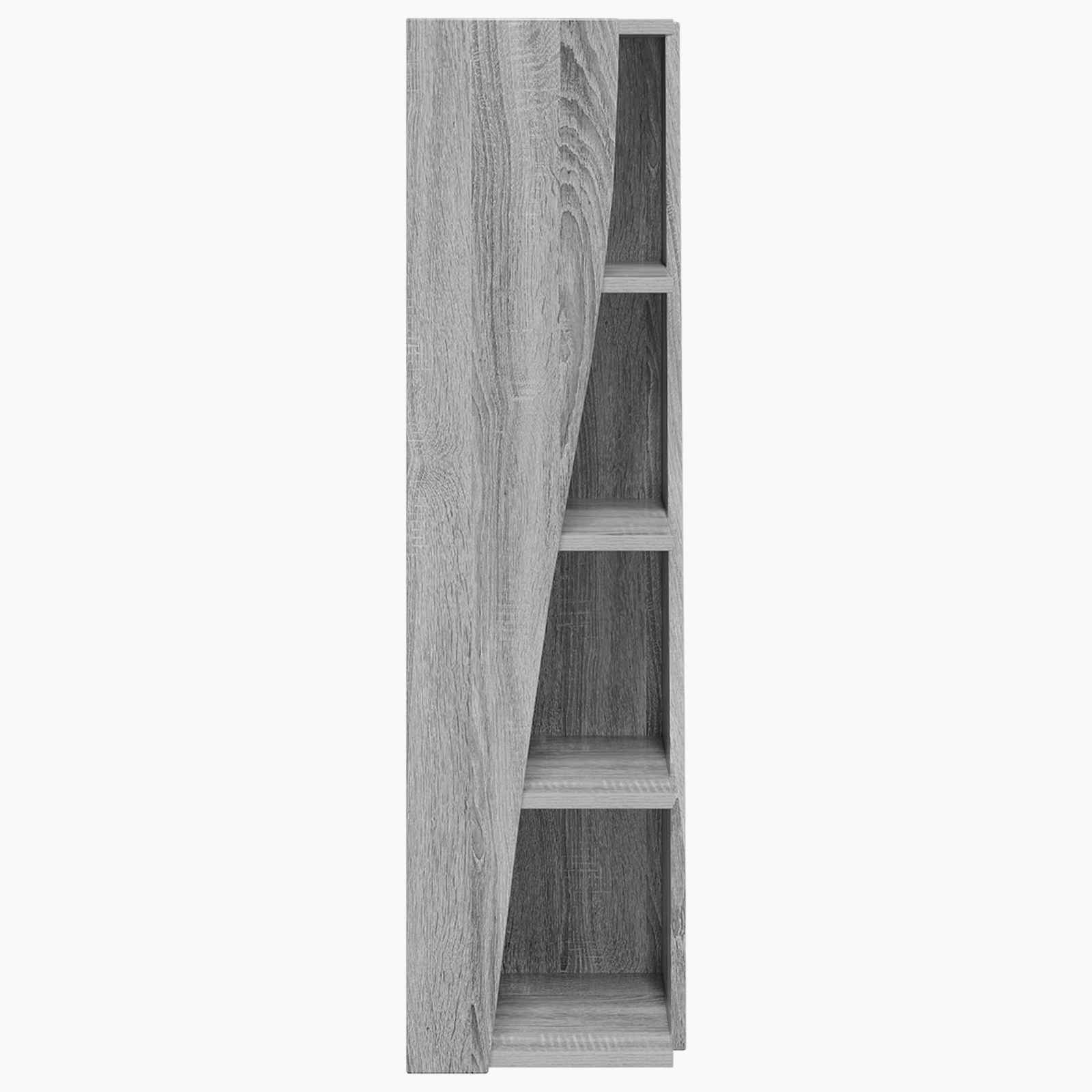 Meuble d'angle Gris Sonoma 27,5x27x102cm Bois d'ingénierie