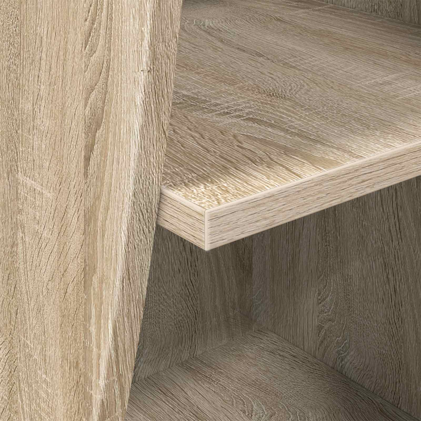 Meuble d'angle Chêne Sonoma 32x32x102cm Bois d'ingénierie