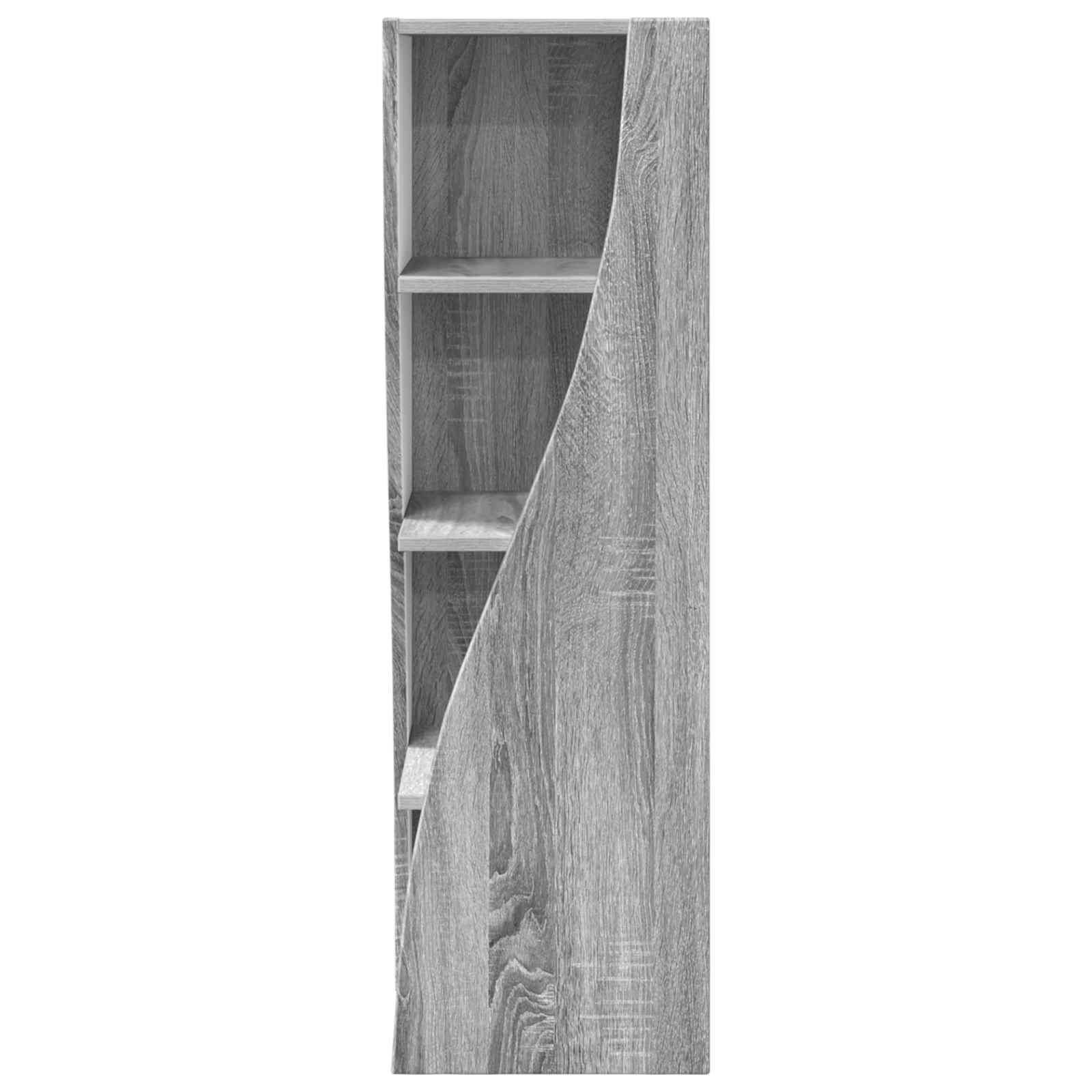 Meuble d'angle Gris Sonoma 32x32x102cm Bois d'ingénierie