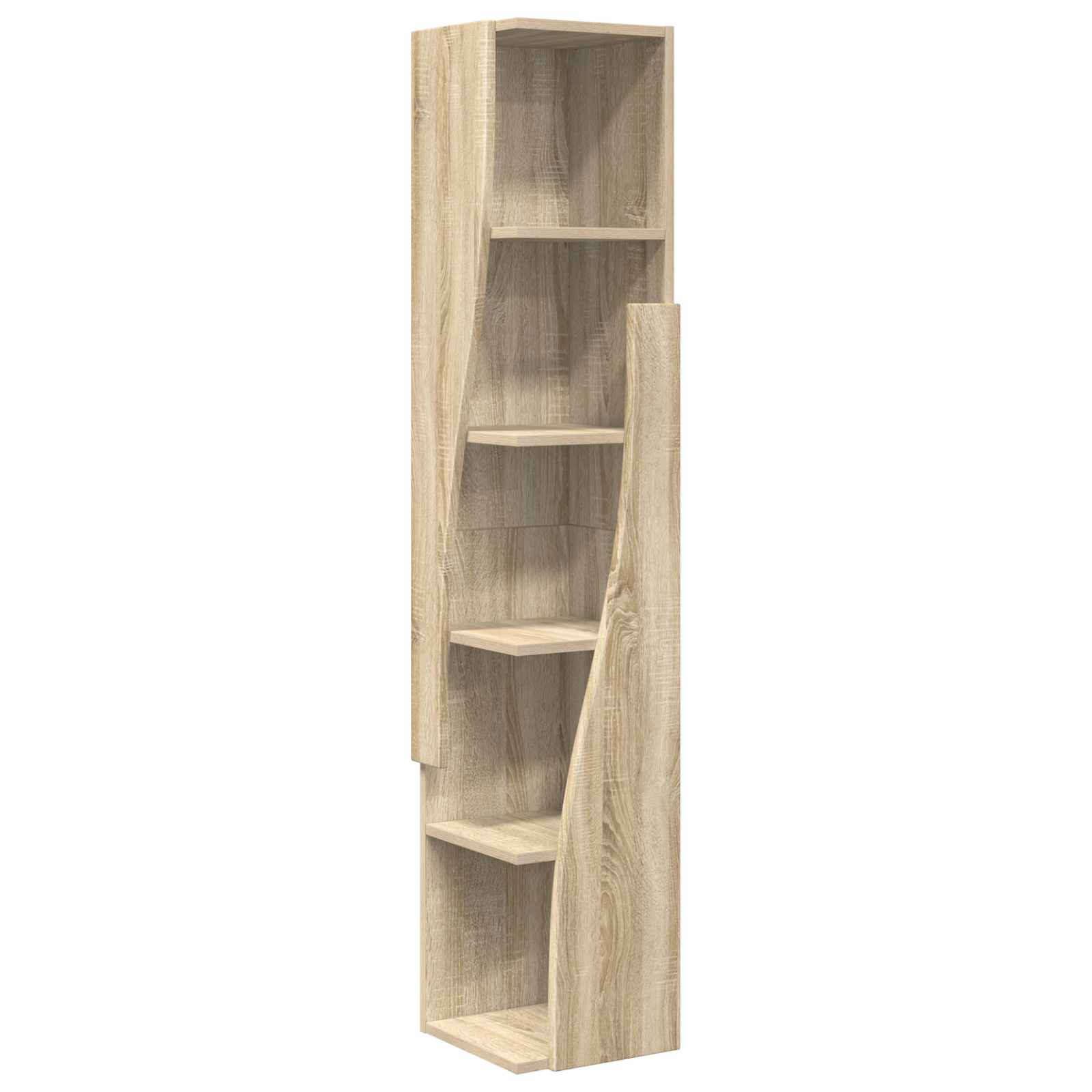 Meuble d'angle 27,5x27x140cm Bois d'ingénierie Chêne Sonoma