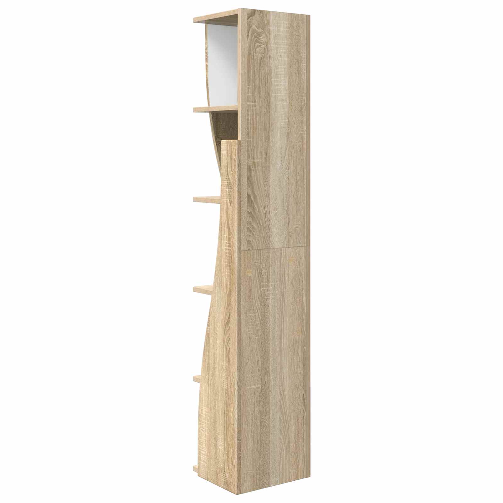 Meuble d'angle 27,5x27x140cm Bois d'ingénierie Chêne Sonoma