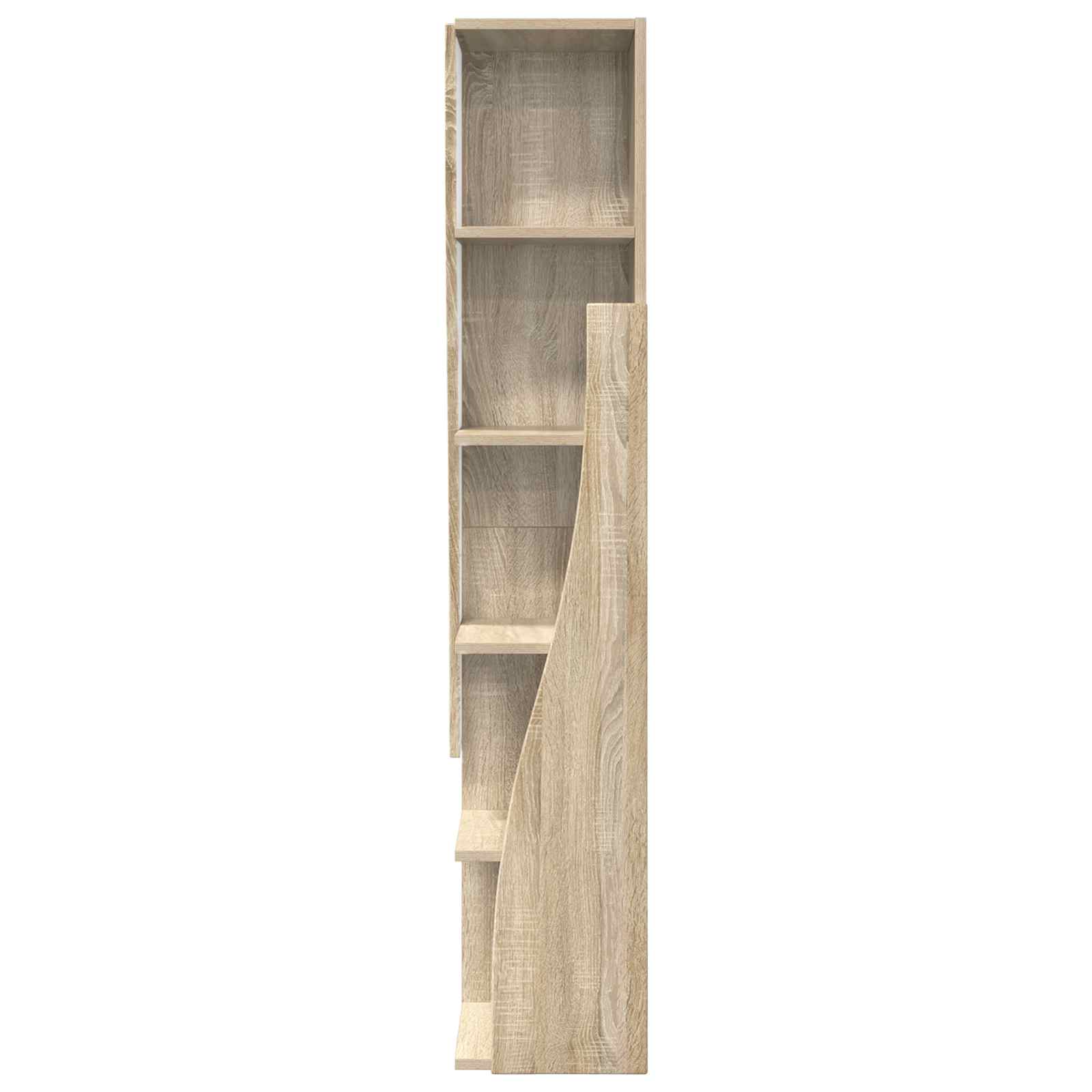 Meuble d'angle 27,5x27x140cm Bois d'ingénierie Chêne Sonoma