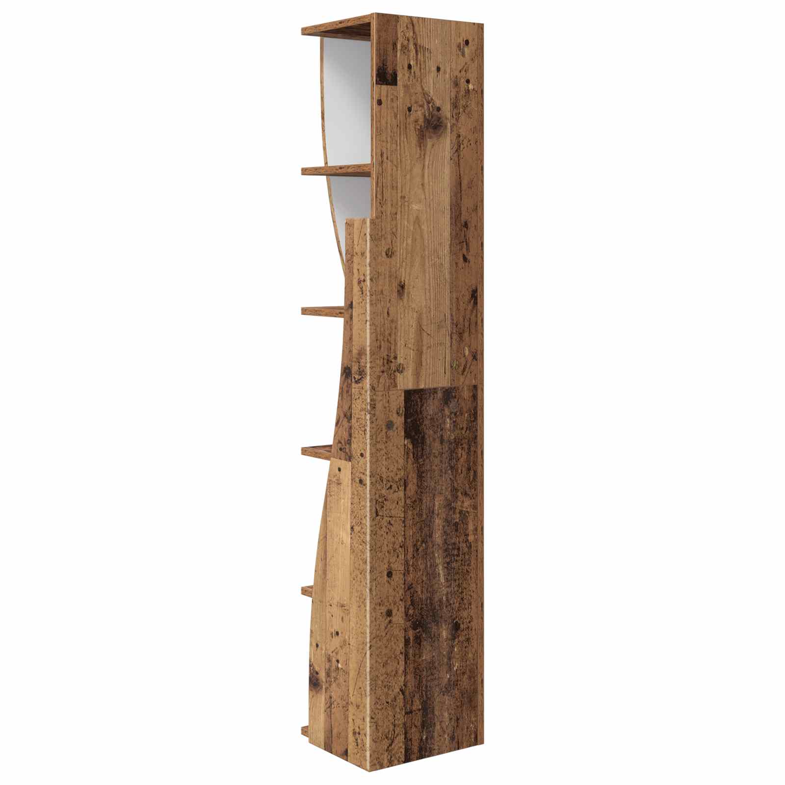 Meuble d'angle 27,5x27x140cm Bois d'ingénierie Bois ancien - XIOS