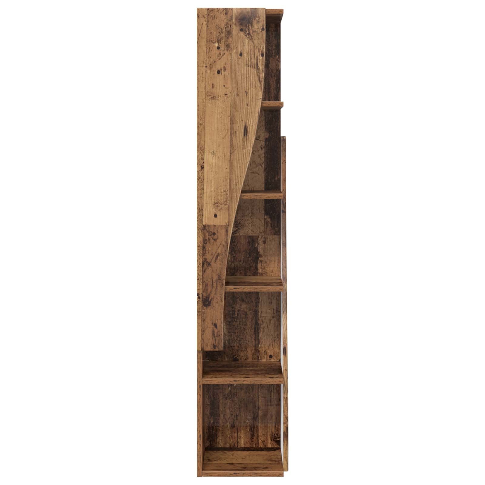 Meuble d'angle 27,5x27x140cm Bois d'ingénierie Bois ancien - XIOS