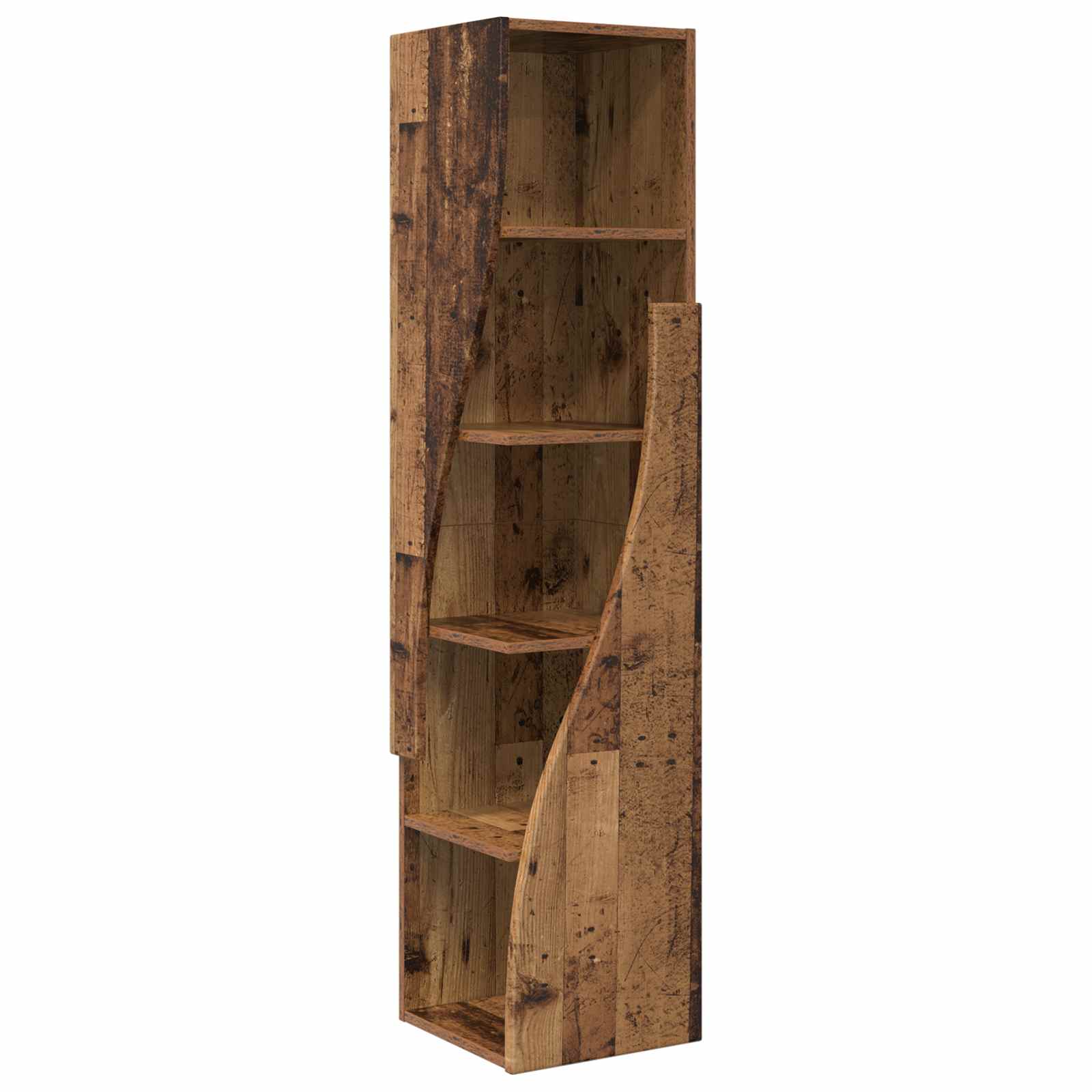 Meuble d'angle 32x32x140cm Bois d'ingénierie Bois ancien - XIOS