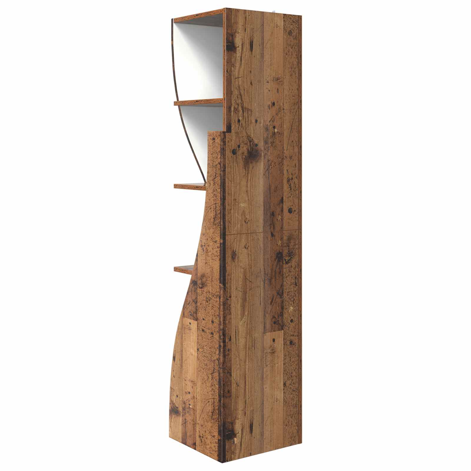 Meuble d'angle 32x32x140cm Bois d'ingénierie Bois ancien - XIOS