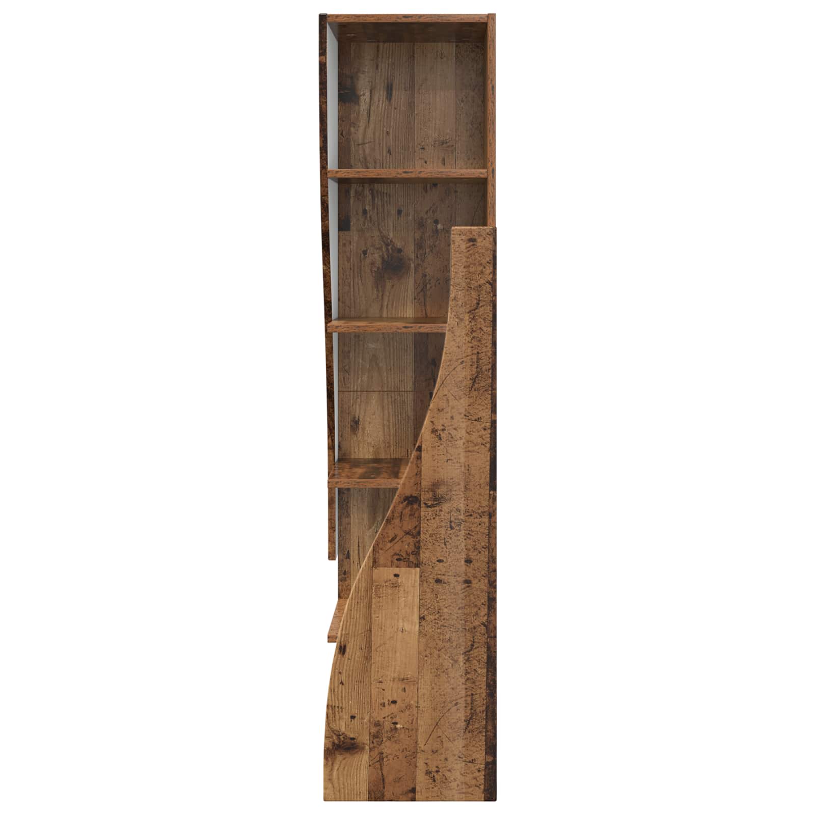 Meuble d'angle 32x32x140cm Bois d'ingénierie Bois ancien - XIOS