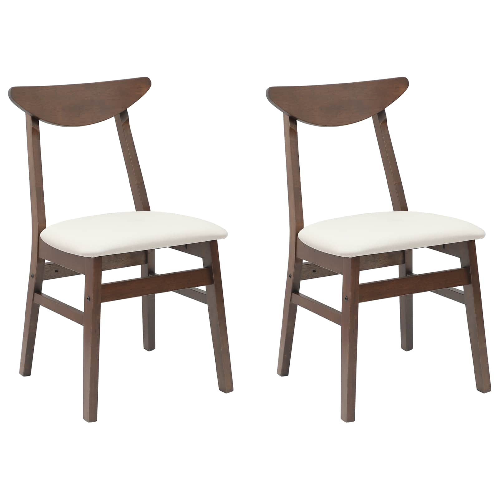 Chaises de salle à manger 2 pcs Marron Clair 42 x 47.5 x 81 cm - XIOS