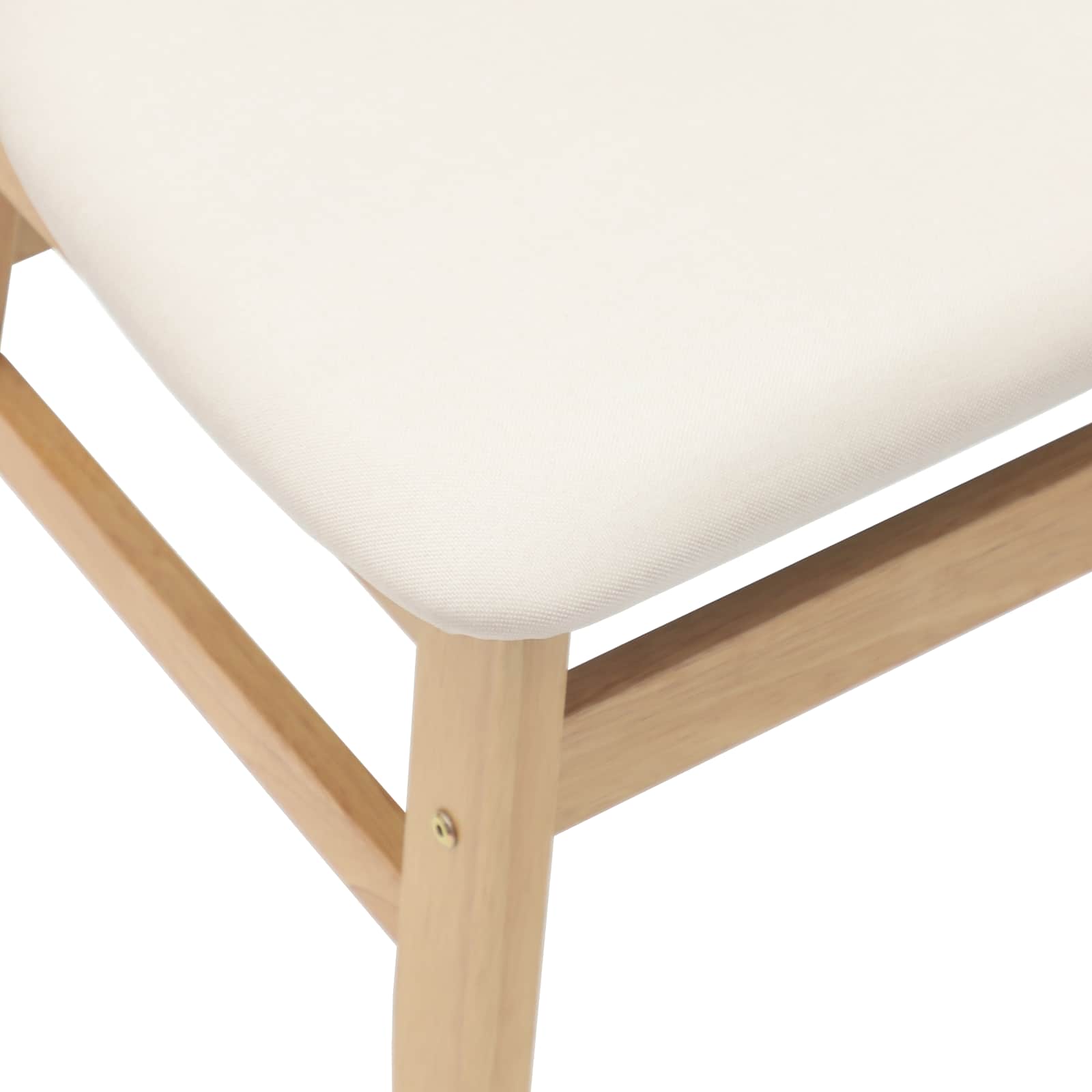 Chaises de salle à manger 2 pcs Naturel 42 x 47.5 x 81 cm - XIOS
