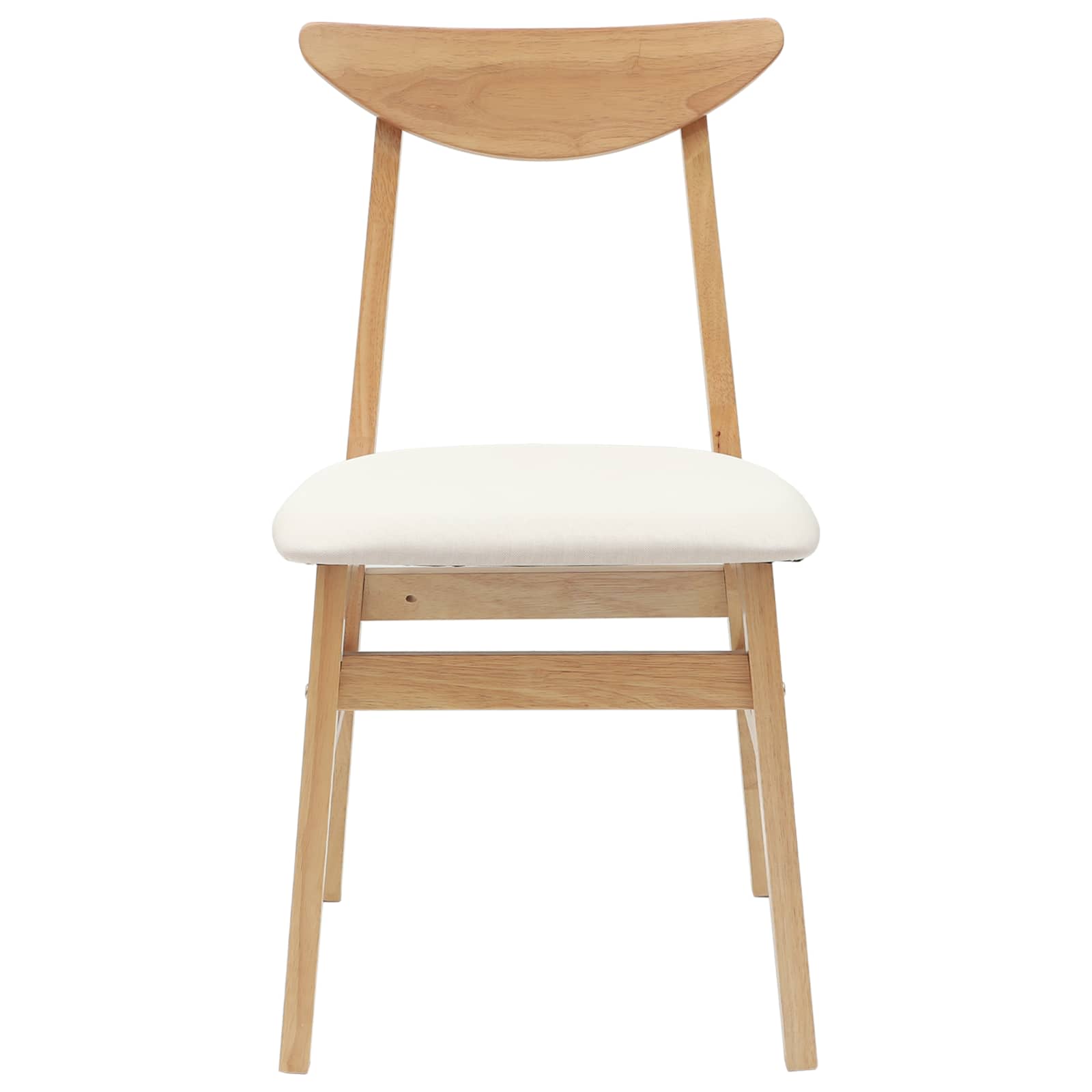 Chaises de salle à manger 2 pcs Naturel 42 x 47.5 x 81 cm - XIOS